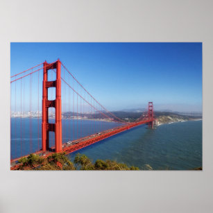 Golden Grind Bridge, San Francisco Poster