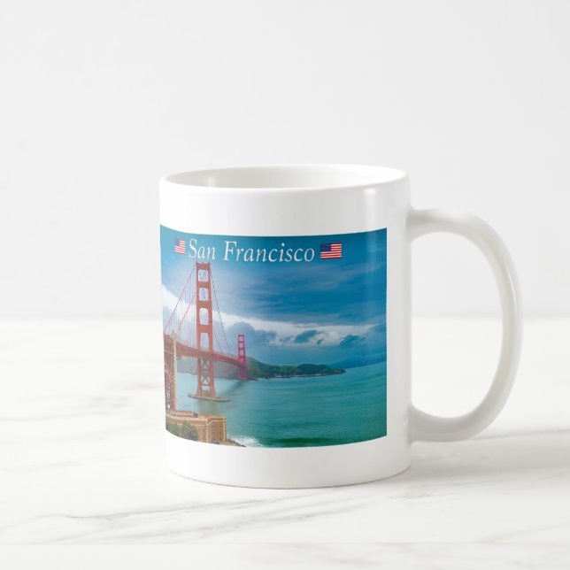 Golden Grind Bridge San Francisco San Francisco Kaffemugg (Höger)