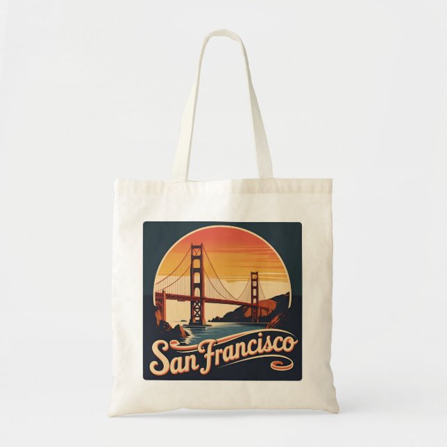 Golden Grind Bridge San Francisco San Francisco Tygkasse (Framsidan)