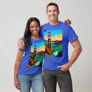Golden Grind Bridge, San Francisco T Shirt