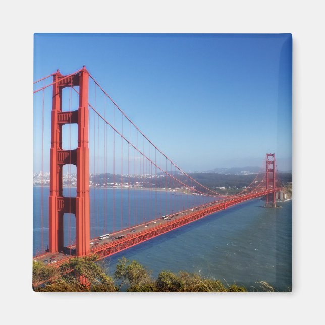 Golden Grind Bridge, San Francisco Travel Magnet (Framsidan)