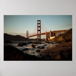GOLDEN GRIND BRIDGE, SAN FRANCISCO UNDER DAGEN POSTER