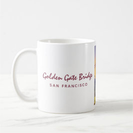 Golden Grind Bridge San Francisco-Vintage-målning Kaffemugg