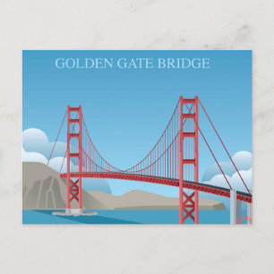 Golden Grind Bridge San Francisco Vykort