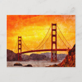 Golden Grind Bridge, San Francisco, Vykort