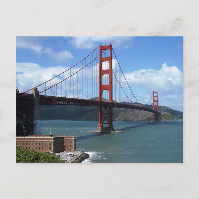 Golden Grind Bridge, San Francisco Vykort (Framsida)