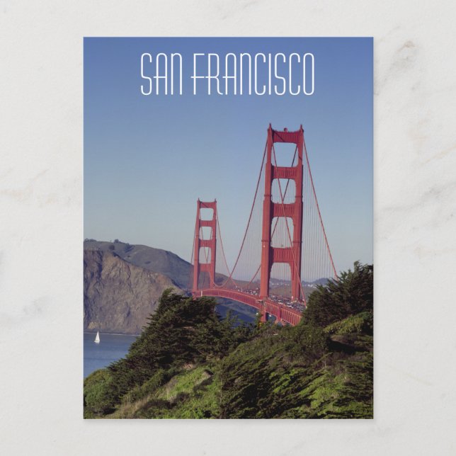 Golden Grind Bridge, San Francisco Vykort (Framsida)