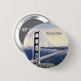 Golden Grind Bridge San Francisco Watercolor Art A Knapp