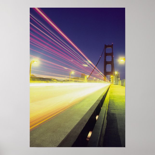 Golden Grind Bridge, Trafik ljus, San Poster (Framsidan)