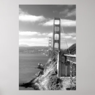 Golden Grind Bridge-utskrift/poster Poster
