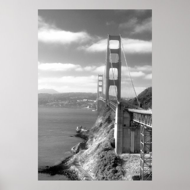 Golden Grind Bridge-utskrift/poster Poster (Framsidan)