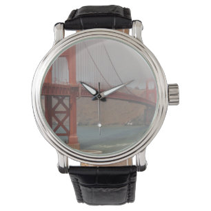 Golden Grind Bridge Vatten Natur City Destination Armbandsur