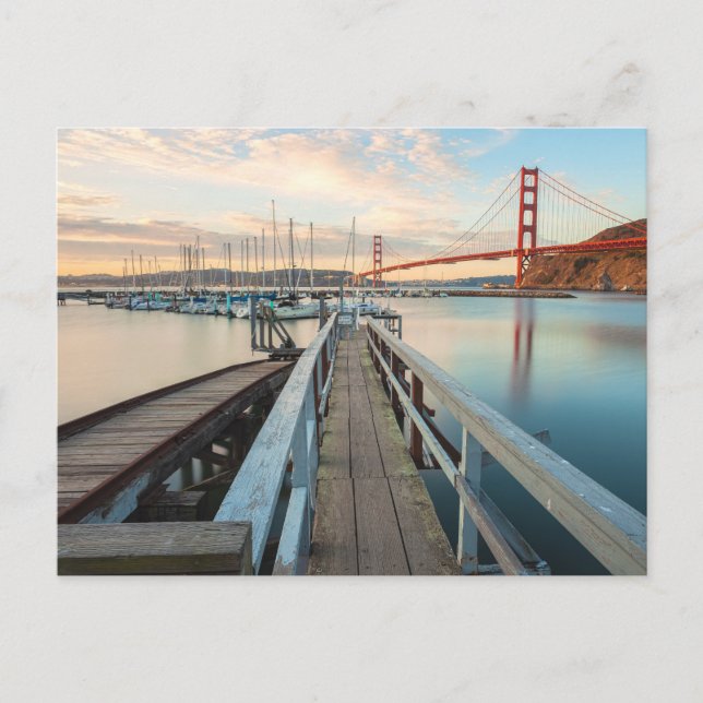 Golden Grind Bridge vid Fort Baker, Sausalito Vykort (Framsida)