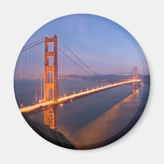 Golden Grind Bridge vid Sunset Magnet