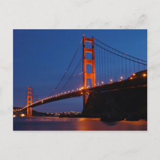 Golden Grind Bridge Vykort