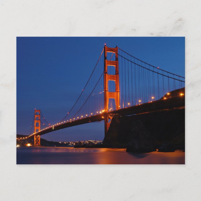 Golden Grind Bridge Vykort (Framsida)