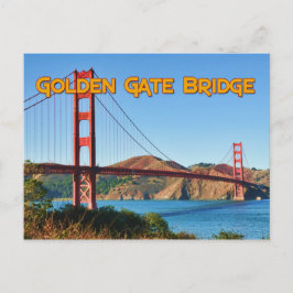 Golden Grind Bridge-vykort Vykort