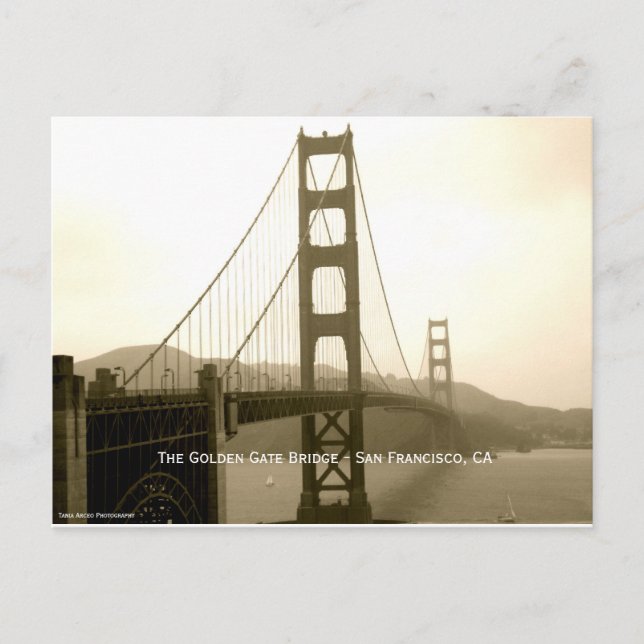 Golden Grind-bron - San Francisco, CA Vykort (Framsida)
