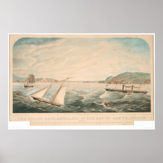 Golden Grind entrance to San Francisco (0642A) Poster (Framsidan)