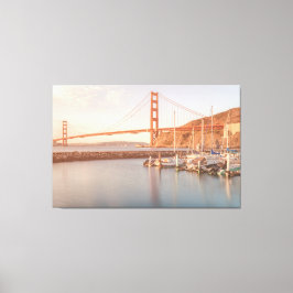 Golden Grind på morgonen Canvastryck