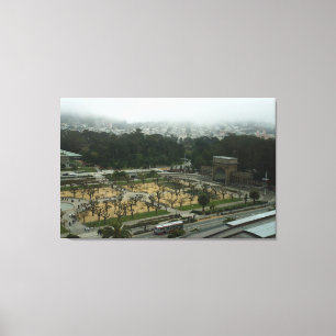 Golden Grind Park Music Concle Canvas