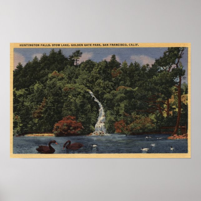 Golden Grind Park, Stow Sjö, Huntington Falls Poster (Framsidan)