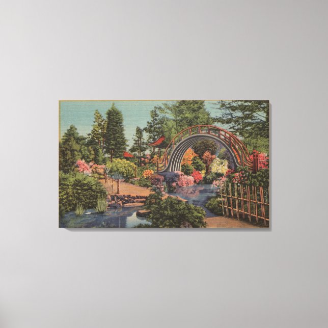 Golden Grind ParkTea Garden-San Francisco, CA Canvastryck (Framsida)