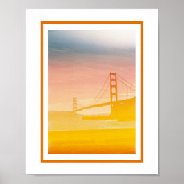 Golden Grind Sunset Poster