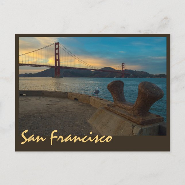 Golden Grind Sunset Vykort (Framsida)