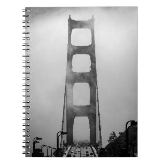 Golden Grind-trafiken i Fog - San Francisco Anteckningsbok