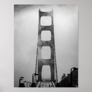 Golden Grind-trafiken i Fog - San Francisco Poster