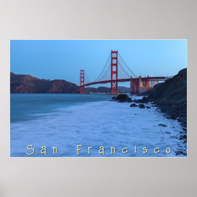 Golden Grind vid Marshall Beach Poster (Framsidan)