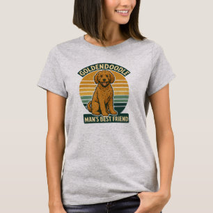 Golden Groove Festival – Retro Goldendoodle T Shirt