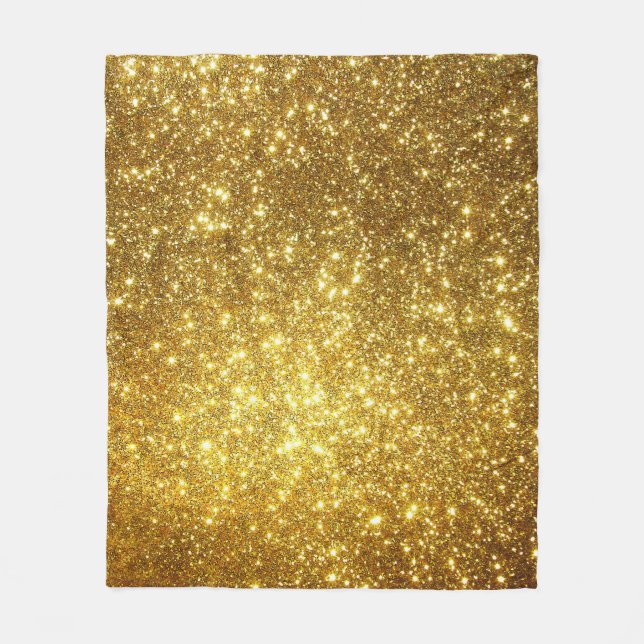 Golden grunge, högupplöst rasterillustration fleecefilt (Framsidan)