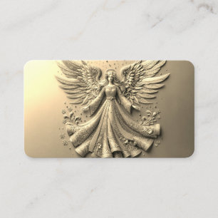 Golden Guardian Angel Visitkort