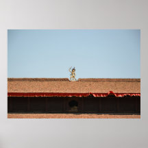 Golden Guardian, Nepal - Travel Photography Print