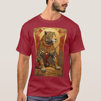 Golden Guardians: Jaguar Lejon Collection" T Shirt