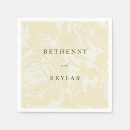 Golden Guld Blooms Pappersservett