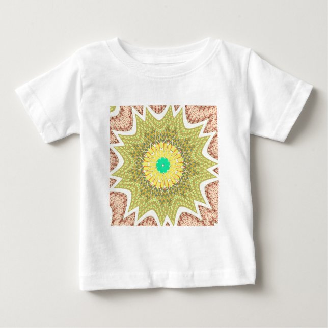 Golden Gult Afrikas etniska stammar mönster Art T Shirt (Framsida)