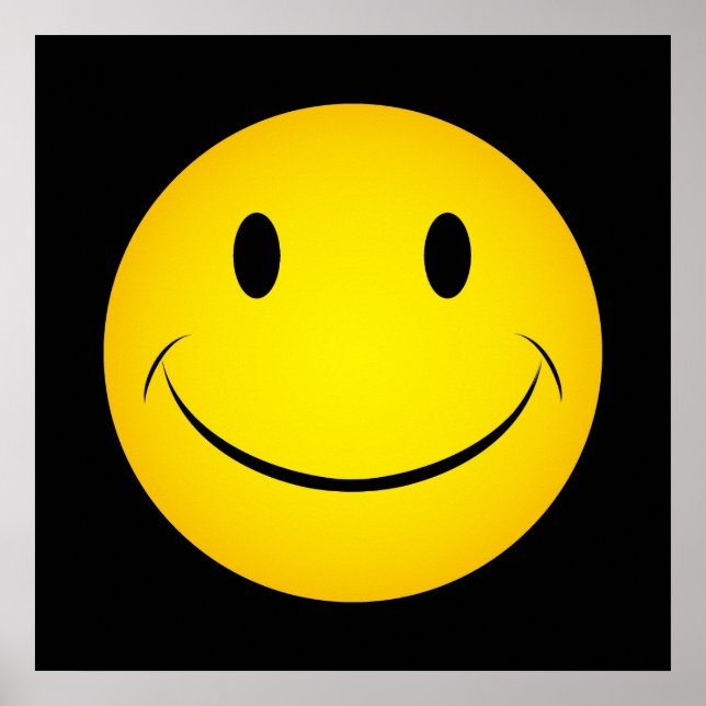 Golden Gult Ansikte Poster (Framsidan)