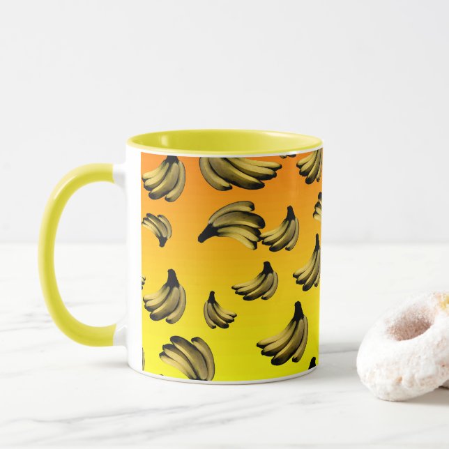 Golden Gult Bananas Mugg (Med munk)
