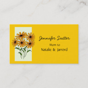 Golden Gult Black Eyed Susan Flowers Mamma Card