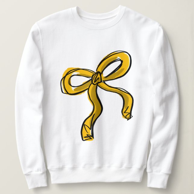 Golden Gult Bow Sketch T Shirt (Design framsida)