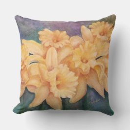 GOLDEN GULT DAFFODIL FLOWERS PATIO KUDDE