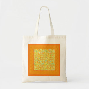Golden Gult Daffodils och Polka dots Tygkasse