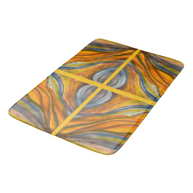 Golden Gult Desert inspiration Bath mat Badrumsmatta (Vinklad)