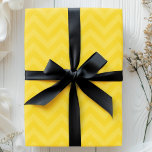 Golden Gult Zigzag Chevron Rand Presentpapper<br><div class="desc">Perfekt för att sätta den avslutande beröringen på dina gåvor och det är underbart för födelsedagar,  jul,  årsdagar eller bröllop! Snyggt Trendig Modern Gift Wrapping Papper Design Mönster av utskrivbar Söt.</div>