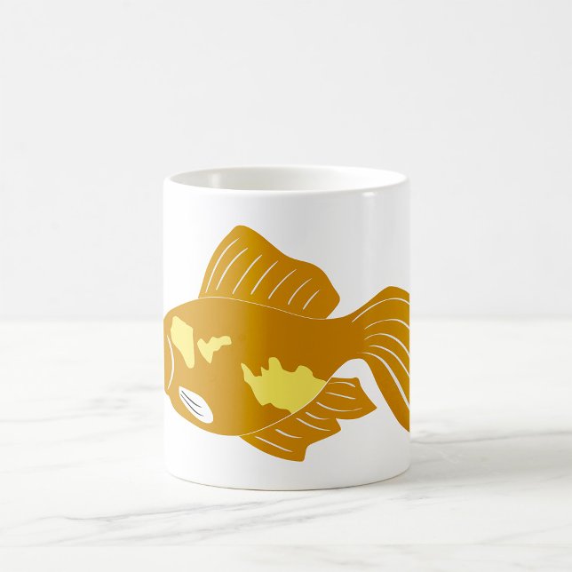 Golden Guppy Fish Cute Tropical Aquarium Fish Kaffemugg (Skapare uppladdad)