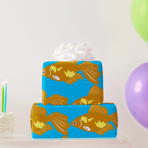 Golden Guppy Fish Cute Tropical Aquarium Fish Presentpapper