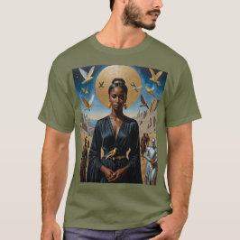 Golden Halo Desert Queen Art Shirt T Shirt